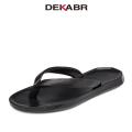 DEKABR 2026 New Summer Beach High Quality Genuine Hide Slippers Flip Flop Comfortable Lightweight Outdoor Men Shoes. 