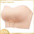 Enigma- Prevent Exposure Bra Wireless Push Up Bandeau Bra Anti-slip Front Closure Solid Color Perfect Underwear for Women Lady Invisible Bra. 