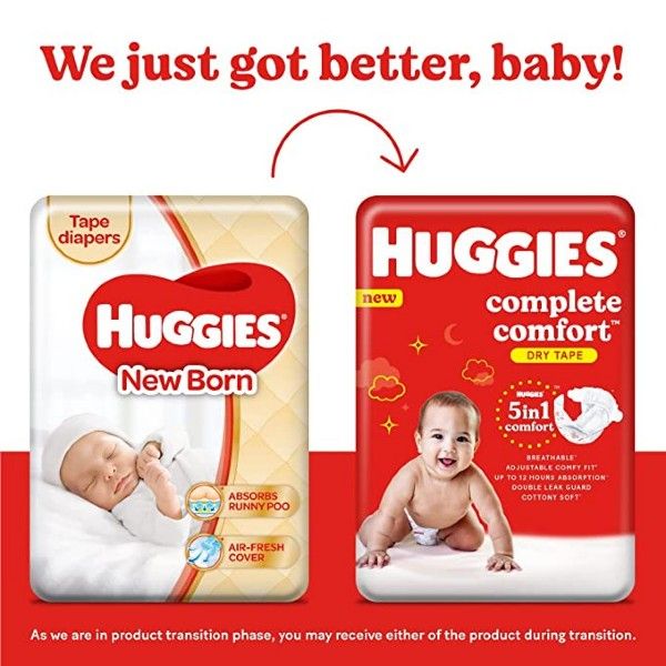 Huggies%20Complete%20Comfort%20Dry%20Tape%20Newborn%20-%20Small%20(NB-S)%20Size%20Baby%20Tape%20Diapers,%20Combo%20Pack%20of%202,%2036%20count%20per%20pack,%2072%20count,%20with%205%20in%201%20Comfort%20-%20Image%202