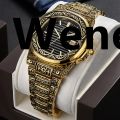 Wenefang Men Watches ONOLA Fashion Casual Quartz Wristwatches Male Clock 2025 New Top Brand Luxury Leather Wrist Watches with Calendar. 