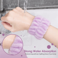 20 PCS Wrist Towels As Shown Flannel About 5x7.5cm for Washing Face, Face Washing Wristband, Microfiber Wrist Spa Wash Band Wristband Wrist. 