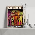 Wall Painting Art Aesthetics Cafe Room Stickers Kraft Paper Vintage Posters Freddie FNAF1PC After Five Nights Dinner Movies Sticky Posters Bar. 