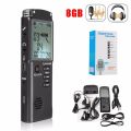 8GB USB Dictaphone Digital Audio Voice Recorder With VAR/VOR Built-in Microphone. 