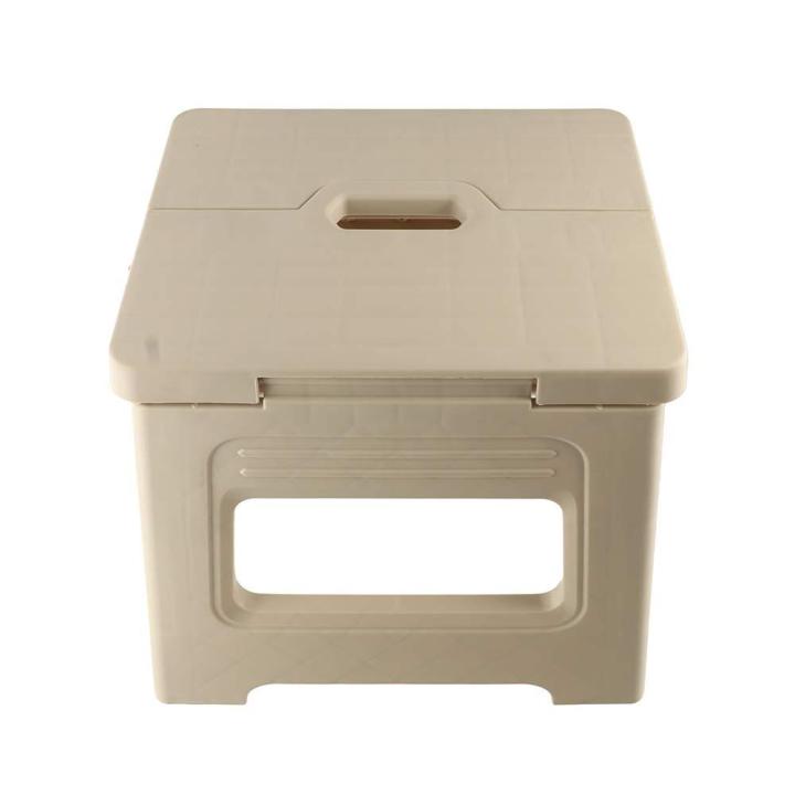 Portable%20with%20Handle%20Folding%20Step%20Stool%20Collapsible%20Lightweight%20Small%20Bench%20Thickened%20Plastic%20Footstool%20Hiking%20-%20Image%208
