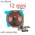 NEW NFC Chip For iPhone X XR XS 11 12 13 Pro Max Wireless Charging Charger Panel Coil Sticker With Volume Button Flex Cable. 
