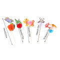 50Pcs Various Ornament Paper Umbrella Cocktail Parasols Drink Fruit Cake Topper Encounter. 