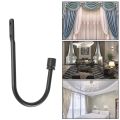 NAMUNY Curtain Holdback, Wall Mounted Curtain Tieback Hooks, Metal Decorative Window Drapery Holder Curtain Hook. 