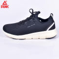 PEAK Casual Shoes for Men Black Lightweight Comfortable Lace Up Everyday Walking Sneakers. 