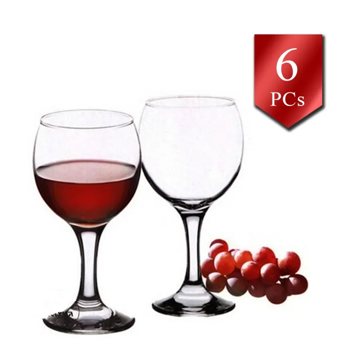 Pasabahce%20Red%20Wine%20Glass,%20Bistro%20225%20ML,%20Set%20Of%206%20-%20Image%203