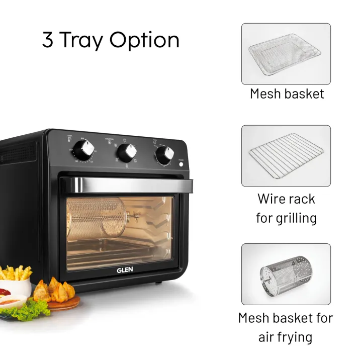 Glen%20Air%20Fryer%20Oven%2025%20Litre%20Time%20and%20Temperature%20Control,%201800W%20-%20Black%20,%201%20Year%20warranty%20(3050%20AFO)%20-%20Image%203