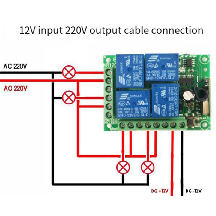 Wireless%20Remote%20Control%20Switch%20with%204%20Channel%20433Mhz%20Garage%20Remote%20Control%20-%20Image%203