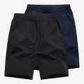 Wrinkle Fabric Set Of 2 Piece Half Pant (Shorts) For Men'S Greyish Black & Navy Blue | Fashion Half Pant Set For Men. 