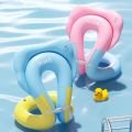Cute Portable Kids Swim Vest Double airbags PVC Pool Floaties Adjustable Safety Buckle Inflatable Swim Vest Swimming Activities. 