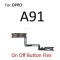 Novaphopat Power ON OFF Mute Switch Control Key Volume Button Flex Cable For OPPO A93 Global A92 A91 A33 A31 A5 A9 2020. 