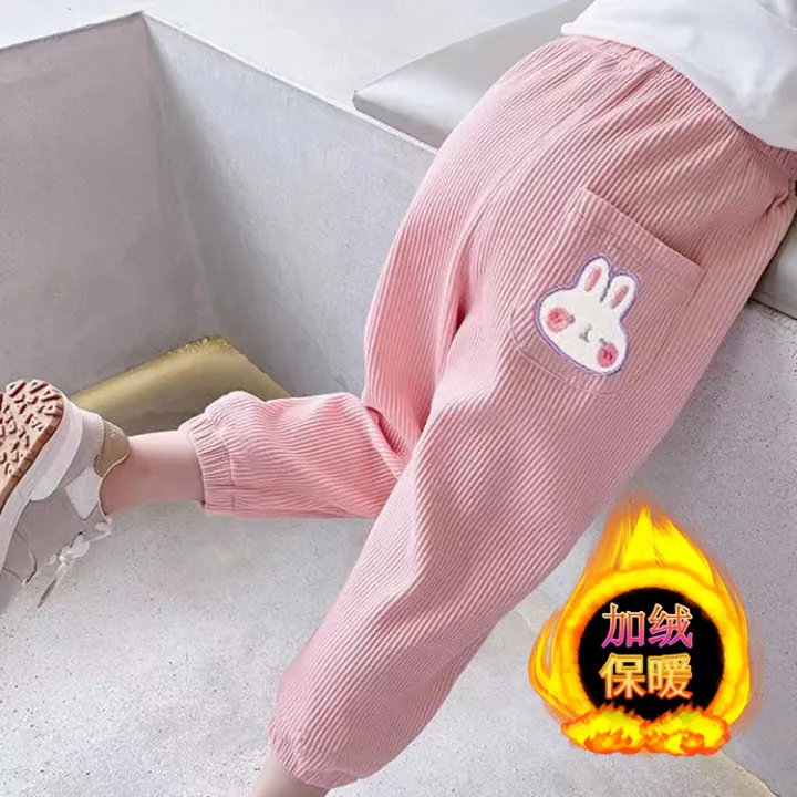 2023%20Autumn%20New%20Girls%20Casual%20Pants%20Legging%20Long%20Pants%20Boys%20Sweatpants%20Baby%20Home%20Carved%20Pants%20Breathable%20-%20Image%206