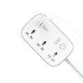 LDNIO SC3416 3250W Power Strip Multiplug with 65W PD Fast Charging | 3 Universal AC Sockets, 2 USB-C & 2 USB-A Ports | 2 Meter Cord for Laptops, Phones, Home & Office. 