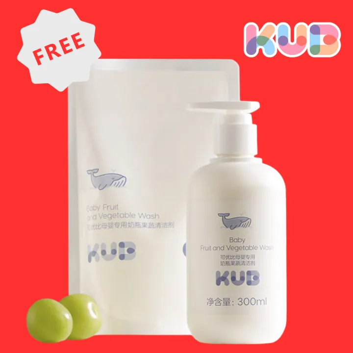 KUB%20Baby%20600ml%20Baby%20Bottle%20and%20vegetable%20%20Cleanser%20Liquid%20Foaming%20Wash%20for%20Bottles%20-%20Image%202