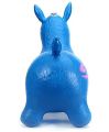 Air Pump and Inflatable Space Hopper Combo: Jumping Horse Ride-On Bouncy Animal for Babies. 