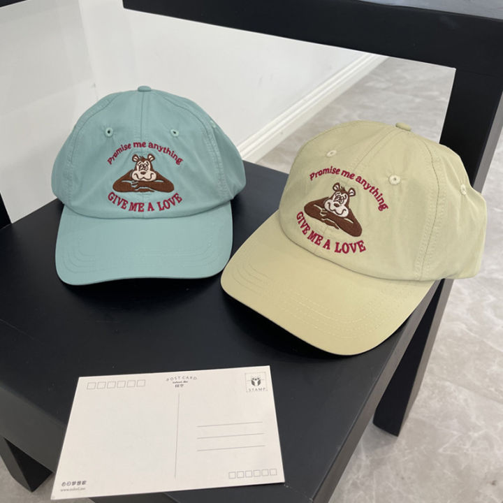 Fashionable%20Washed%20Printed%20Letter%20Used%20Hat%20Retro%20Baseball%20Cap%20Duckbill%20Cap%20YINGYING%20-%20Image%204