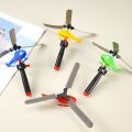 Gift Pull Wire Bamboo Dragonfly Handle Power Helicopter Handle Pull Line Helicopter Outdoor Sports Draw Rope Aviation Model Copter Children's. 