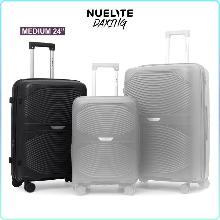 NUELITE%20Daxing%2024%20Inch%20Expandable%20Spinner%20Travel%20Suitcase%20%7C%20Polypropylene%20Hard%20Shell%20Luggage%20%7C%20Multi-Step%20Trolley%20Handle%20%7C%20Integrated%20Combination%20Lock%20%7C%208%20Silent%20Double%20Wheels%20Suitcase%20-%20Image%203