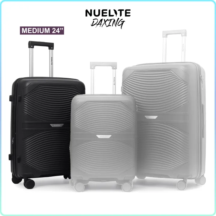 NUELITE%20Daxing%2024%20Inch%20Expandable%20Spinner%20Travel%20Suitcase%20%7C%20Polypropylene%20Hard%20Shell%20Luggage%20%7C%20Multi-Step%20Trolley%20Handle%20%7C%20Integrated%20Combination%20Lock%20%7C%208%20Silent%20Double%20Wheels%20Suitcase%20-%20Image%203