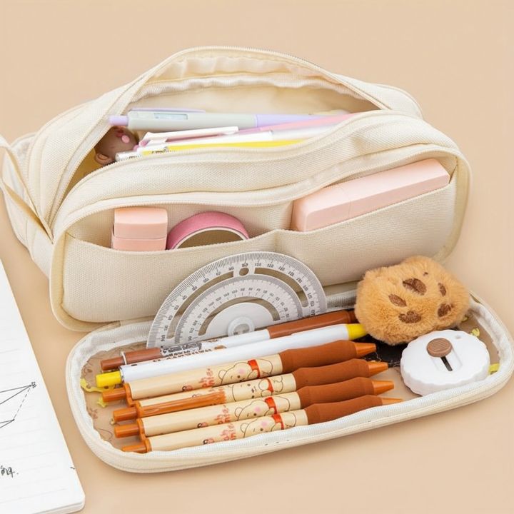 Capybara%20Clear%20Window%20Pencil%20Case%20(4%20Colors)%20%E2%80%93%203-Layer%20High%20Capacity%20Organizer%20(Holds%20100+%20Pens)%20-%20Image%203