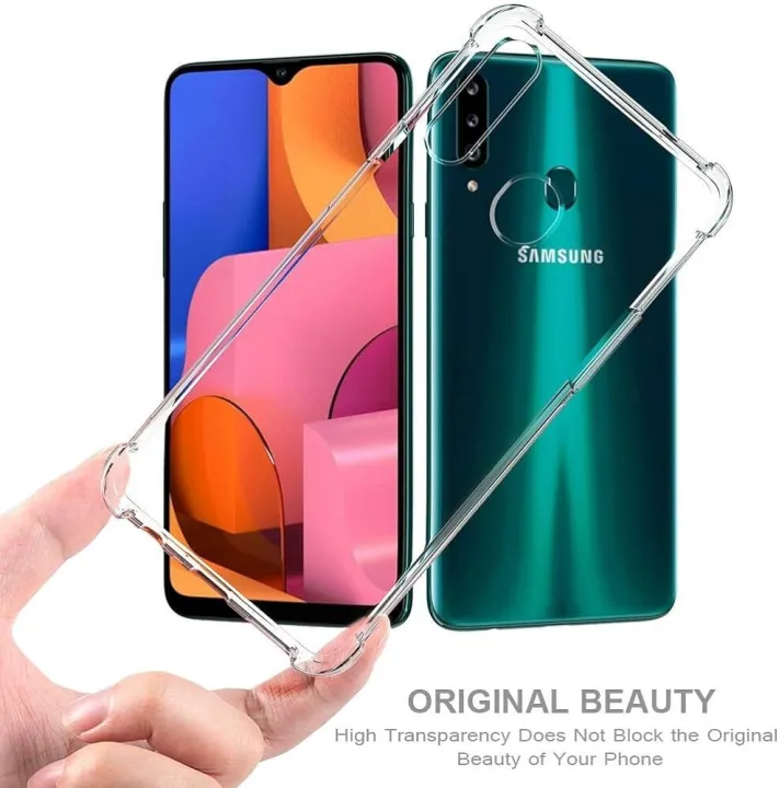 Samsung%20A20s%20Clear%20Transparent%20Shockproof%20Soft%20Tpu%20Cover%20Case%20-%20Image%203