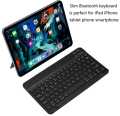Ultra-Slim Bluetooth Keyboard Portable Mini Wireless Keyboard Rechargeable. 