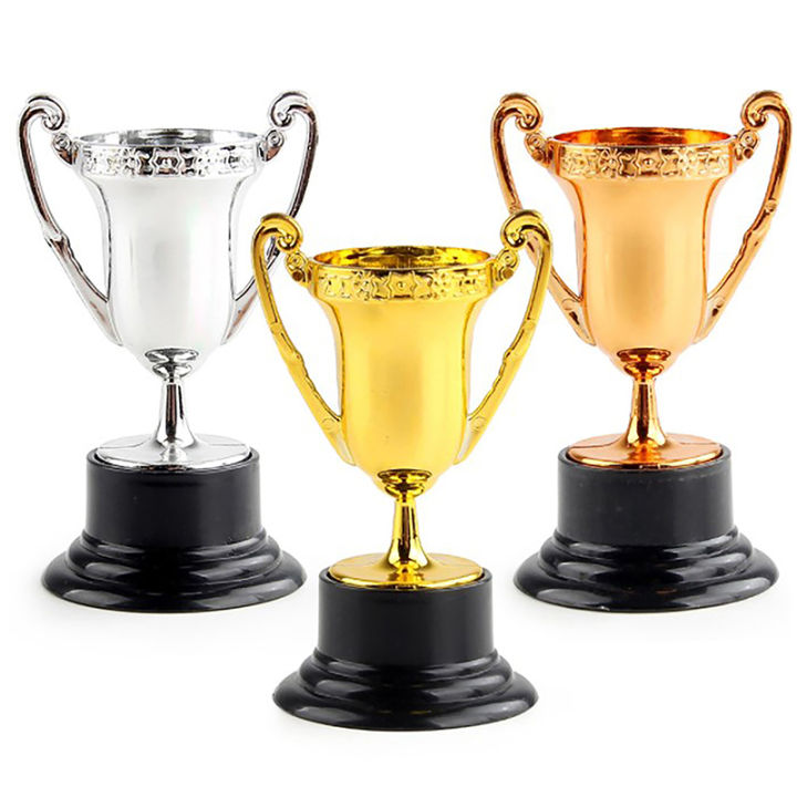 Plastic Reward Trophies Children's reward plastic trophy Plastic Kids Prize Cups Children School Rewarding Supplies Fugar