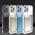 Soft Silicone Clear Card Holder Phone Case For HONOR Magic 5 4 Lite 50 60 70 80 90 Lite Pro X5 X6 X7 X8 X9 X6A X7A X8A X9A Cover. 