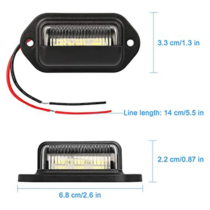 fasdaga%204Pcs%2012V%20LED%20Number%20License%20Plate%20Light%20for%20Car%20Boats%20Motorcycle%20Automotive%20Aircraft%20RV%20Truck%20Trailer%20Exterior%20Lamps%20-%20Image%204