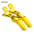 Difutagui Wenefang Professional Alligator Clip for Salon Hairdressing Hair Clips Fashion Styling Luxury Tools Accessories Golden Hair Cutting Sectioning Clips. 