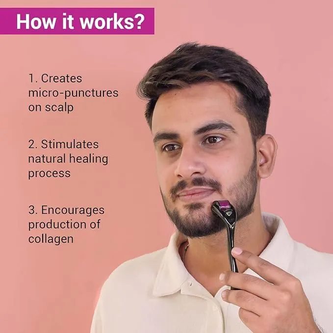 Derma%20roller%200.50%20mm%20With%20540%20Needles%20%7C%20Promotes%20Beard%20Growth,%20Hair%20Regrowth%20&%20Reduces%20Acne%20Scars%20%7C%20Skin%20Care%20Men%20and%20Women%20-%20Image%204