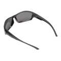 Black Shaded Sports Sunglasses For Men - Black Lens and Frame | Fashion Polycarbonate Frame Sunglasses For Men. 