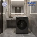 Hyundai 7KG Front Load Inverter Washing Machine (HYWM-FL07-BIM) | BLDC Inverter Motor | 15 Wash Programs | Intelligent Wash | Low Noise Operation. 