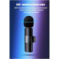 K35 Wireless 3.5mm Lavalier Lapel Microphone Omnidirectional Condenser Mic for Camera Speaker Smartphone. 