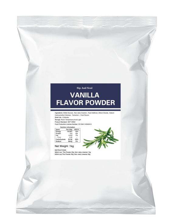 Sip And Seal Vanilla Flavor Powder 1kg