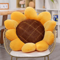 Yellow Sunflower Cushion Mat Home Decor Reversible Floor Pillow Seating Cushion Soft Velvet Stuffed Throw Pillows Easy to Use. 