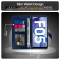 Aixuan India (|model Galaxy M05| F05 Samsung in the applicable clamshell shockproof WOWIMAGINE back Sales promotion shell Galaxy Galaxy| A05 (Flexible|Leather-Finish Card Purse Holder|Blue) from FAAZ. 