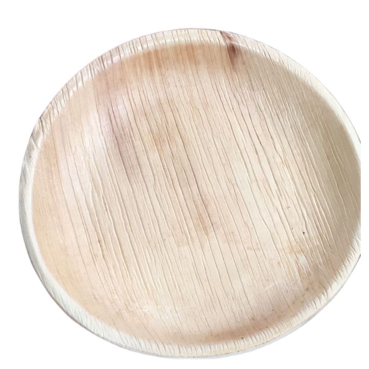 Round Dinner Plates Disposable Eco Friendly 12" Sets of 15pcs