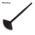 Wenefang 1pc Cosmetic Applicator Tools Soft Fiber for Glycolic Peel Mask Fashion Wooden Handle Fan Brushes Facial Brushes Soft Makeup Brush. 