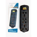 Heavy Duty Multi Plug Power Socket For High Voltage Uses-Black (Wire Not Included). 