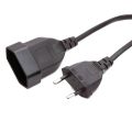 CE European Extension Cord Two-Hole European Standard Female Socket Elbow European Two-Plug Male and Female Docking Desk Lamp Power Cable. 
