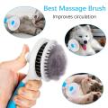 Self Cleaning Slicker Brush Cat Brush Dog Comb. 