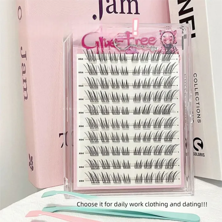 Manga%20Lashes%20Glue-Free%20Self-adhesive%20False%20Eyelashes%20Comic%20Eye%20Cat%20Eye%20Fake%20Lashes%20DIY%203D%20Eyelash%20Extension%20Kit%20Makeup%20Tool%20-%20Image%204
