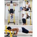 Heavy Quality Dip Stands Adjustable Power Tower Pull Up Bar Workout Dip Station Multi-Function Push Up bar. 
