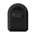 Key Safe Box Weatherproof 4 Digit Combination Outdoor Key Security Storage Case Key Lock Box Wall Mounted Easy Install Easy to Use. 