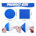 50 Self Adhesive PVC Pool Patch Repair Kit Square Round Air Mattress Patch Blue Pool Liner Patch Kit for Pools Boat Inflatable Products. 