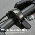 WEST BIKING Aluminum Alloy Mini Bicycle Bike Ring Bell with Loud Sound Bicycle Accessories Bike Horn Concealed Bicycle Bell. 